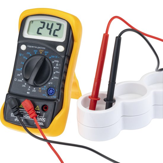 Мультиметр с изоляционным чехлом и подсветкой M830l