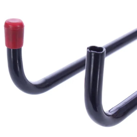 Крючок двойной LG025B 7x20.5x22.3 см сталь цвет чёрный нагрузка до 40 кг