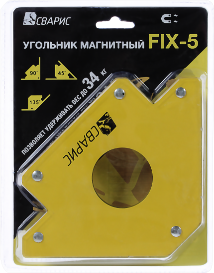 Магнит для сварки под углом 90 градусов Сварис 34 кг