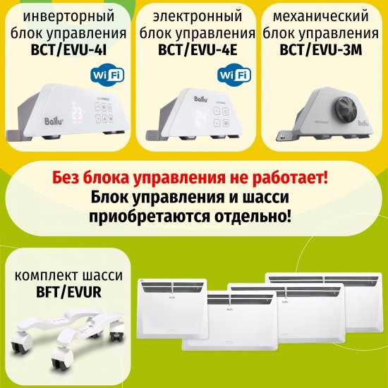 Модуль отопительный Ballu Transformer BEC/EVU-2000 2000 Вт