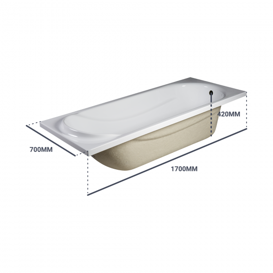 Ванна Sensea Дадо акриловая 170x70 см