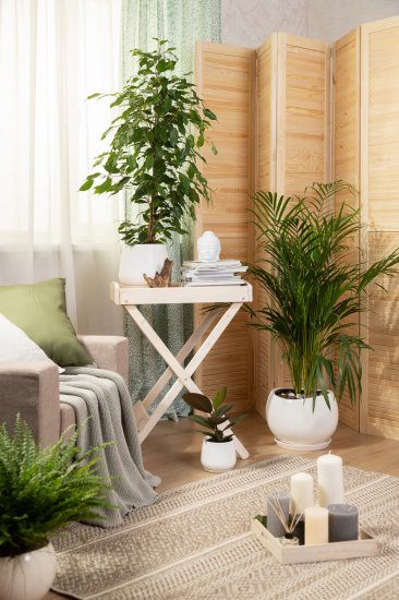 Горшок цветочный Адель ø28 h24.5 см v15 л керамика белый