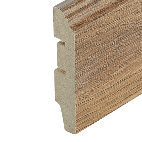Плинтус МДФ Cosca Décor WP07 дуб муссон 80х16х2400 мм