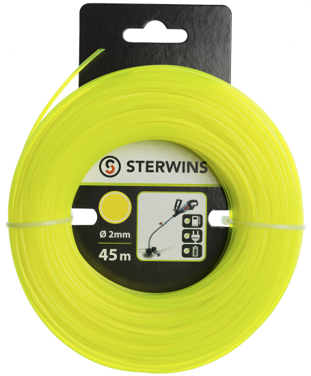 Леска для триммера Sterwins ø2 мм 45 м круглая