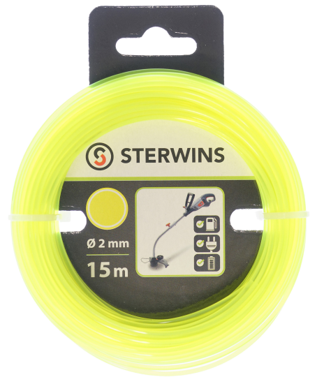 Леска для триммера Sterwins ø2 мм 15 м круглая
