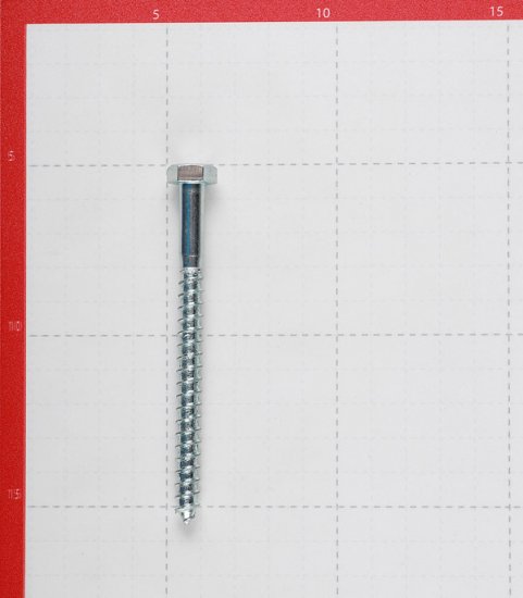 Болт сантехнический 8х100 мм DIN 571 оцинкованный (20 шт.)