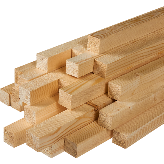 Брусок строганый 40x40x2000 мм хвоя сорт Оптима ФГИС ЛК