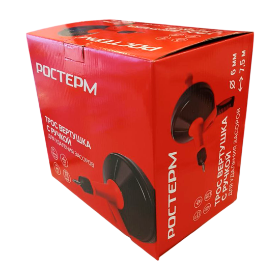 Трос с вертушкой d 6 мм L 7.5 м