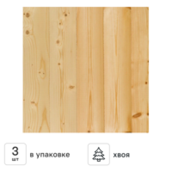Блок-хаус хвоя 28x146x3000 мм сорт Оптима 3 шт. 1.31 м²