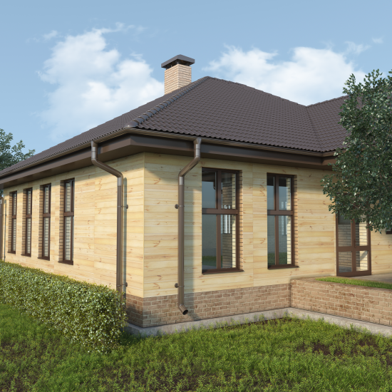 Имитация бруса хвоя 20x146x3000 мм сорт Оптима 4 шт. 1.75 м²