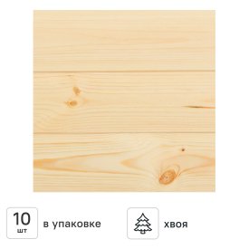 Евровагонка хвоя 12.5x96x2500 мм сорт Оптима 10 шт. 2.4 м²
