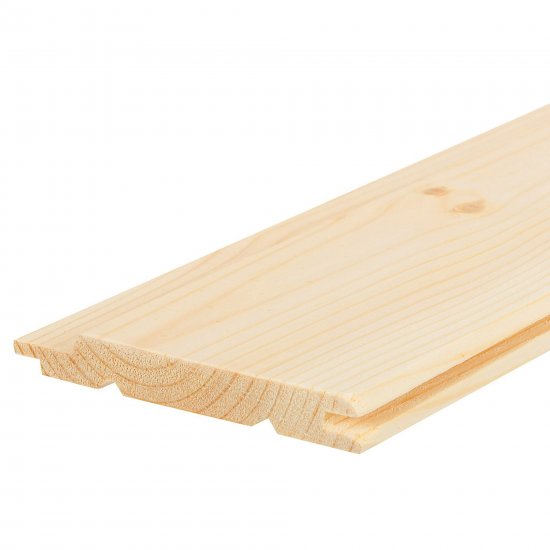 Евровагонка хвоя 12.5x96x2500 мм сорт Оптима 10 шт. 2.4 м²