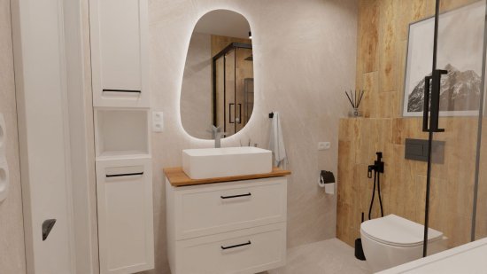 Столешница под раковину Альфа 800x470 мм