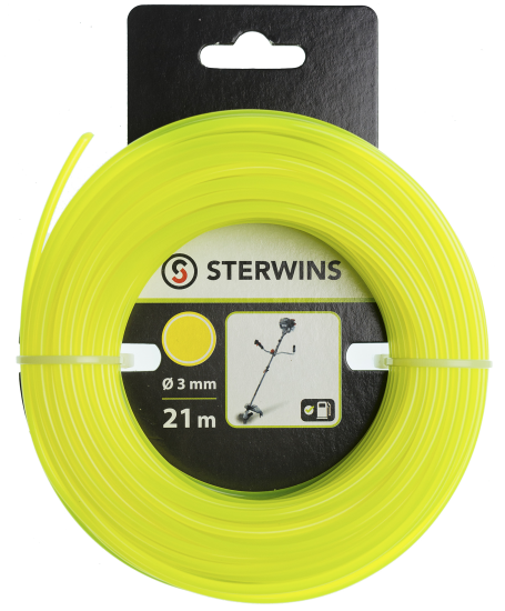 Леска для триммера Sterwins ø3 мм 21 м круглая
