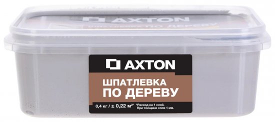 Шпатлёвка Axton для дерева 0.4 кг тач