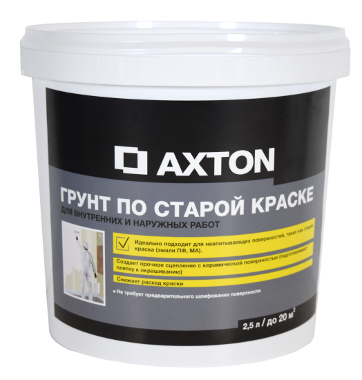 Грунтовка по старой краске Axton 2.5 л