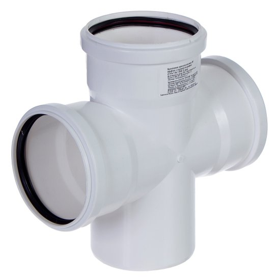 Крестовина одноплоскостная Equation с шумопоглощением 110x110x110 мм 87° полипропилен ST801187WEQ