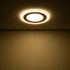 Светильник встраиваемый Gauss Backlight BL116 круглый 6 и 3 Вт свет тёплый белый