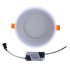 Светильник встраиваемый Gauss Backlight BL116 круглый 6 и 3 Вт свет тёплый белый
