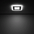 Светильник встраиваемый Gauss Backlight BL121 квадрат, свет нейтральный белый