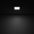 Светильник встраиваемый Gauss Backlight BL121 квадрат, свет нейтральный белый