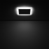 Светильник встраиваемый Gauss Backlight BL121 квадрат, свет нейтральный белый