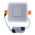 Светильник встраиваемый Gauss Backlight BL121 квадрат, свет нейтральный белый