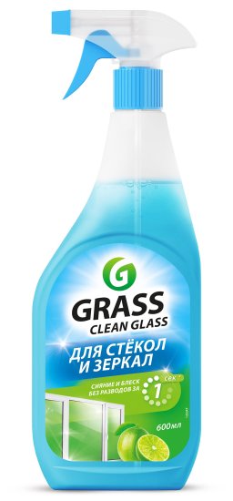 Средство чистящее для стекол Grass Clean Glass голубая лагуна 600 мл