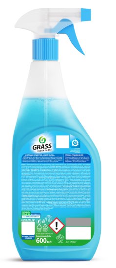 Средство чистящее для стекол Grass Clean Glass голубая лагуна 600 мл