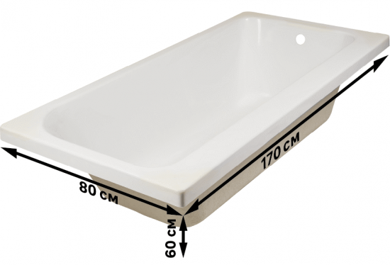 Ванна Sensea Алур акриловая 170x80 см