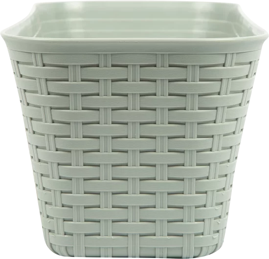 Ящик балконный Idea Ротанг 40x18x16 см v11 л пластик серый