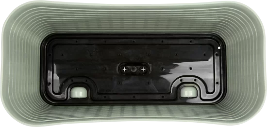 Ящик балконный Idea Ротанг 40x18x16 см v11 л пластик серый