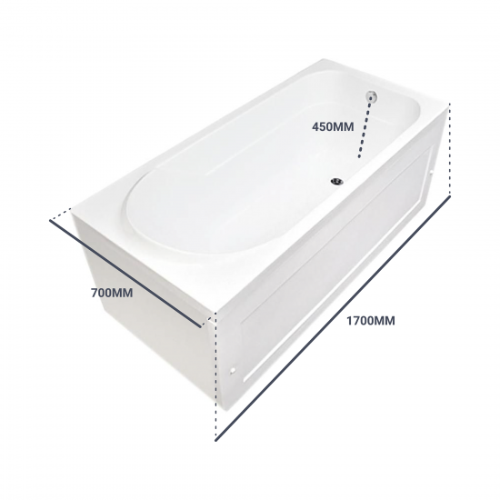 Ванна Нерея акриловая 170x70 см