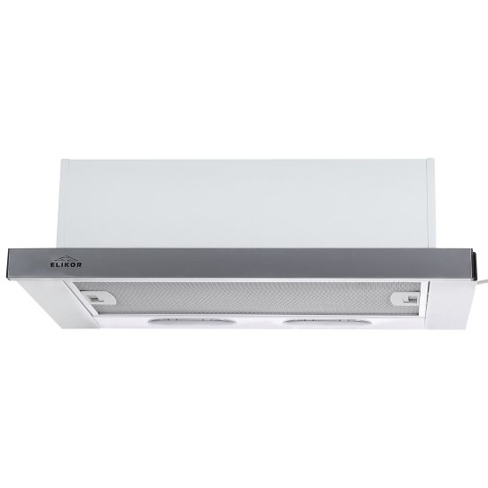 Вытяжка встраиваемая Elikor Line 60 см цвет белый/хром