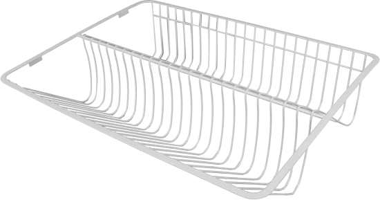 Полка для обуви выдвижная Larvij 55.5x13x41 см сталь цвет белый