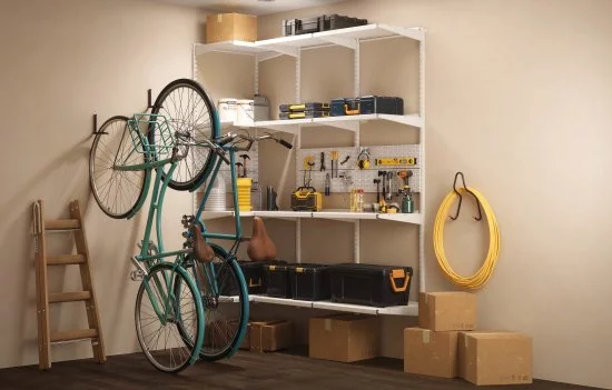 Полка для обуви выдвижная Larvij 55.5x13x41 см сталь цвет белый