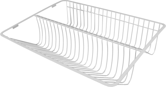 Полка для обуви выдвижная Larvij 55.5x13x41 см сталь цвет белый