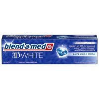 Зубная паста BLEND_A_MED 3D White Бережная мята