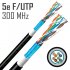 Интернет-кабель уличный (витая пара) FTP CAT5e LAN 541 2G 4х2х0,51 мм экранированный Cavel