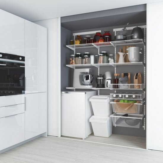 Кронштейн для полок НСХ 37.7 см нагрузка до 20 кг цвет белый