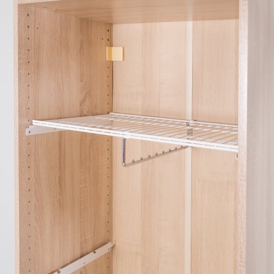 Полка проволочная НСХ 55.3x35 см сталь цвет белый