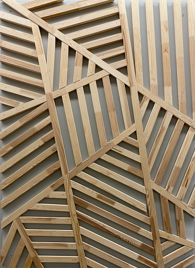 Декоративный брусок сращенный 19x40x2200 мм хвоя сорт Экстра прямой с фаской угла