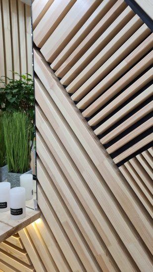 Декоративный брусок сращенный 11x29x2200 мм хвоя сорт Экстра прямой