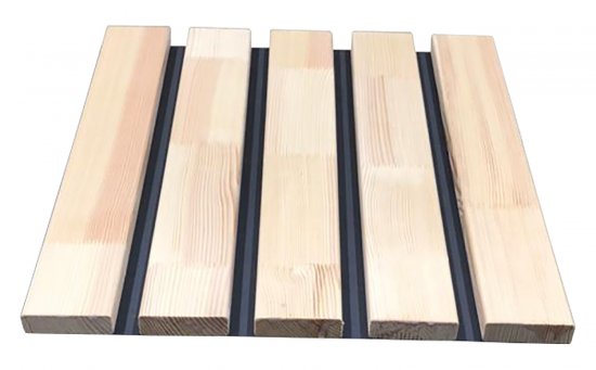 Декоративный брусок сращенный 11x60x2200 мм хвоя сорт Экстра прямой с фаской угла