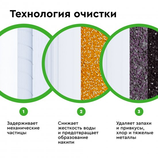 Комплект картриджей Барьер Жесткость для жесткой воды 3 ступени формат SL10