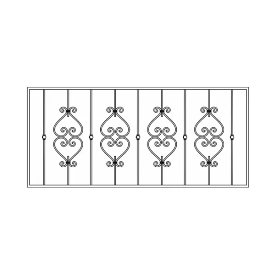 Балясина Сердца 900x270 мм