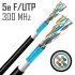 Интернет-кабель уличный (витая пара) FTP CAT5e LAN 541 2G 4х2х0,51 мм экранированный Cavel (200 м)