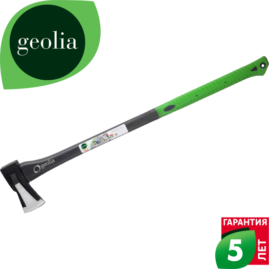 Топор-колун Geolia 1.5кг рукоятка Стекловолокно/Фибергласс 84 см