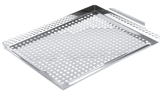 Противень для рыбы и морепродуктов Naterial Alpha 39.5x29 см нержавеющая сталь серебристый