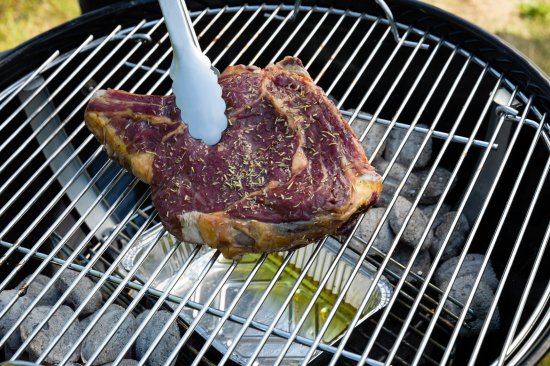 Набор для барбекю Naterial Beta нержавеющая сталь: щипцы, вилка, нож, лопатка, щетка для чистки